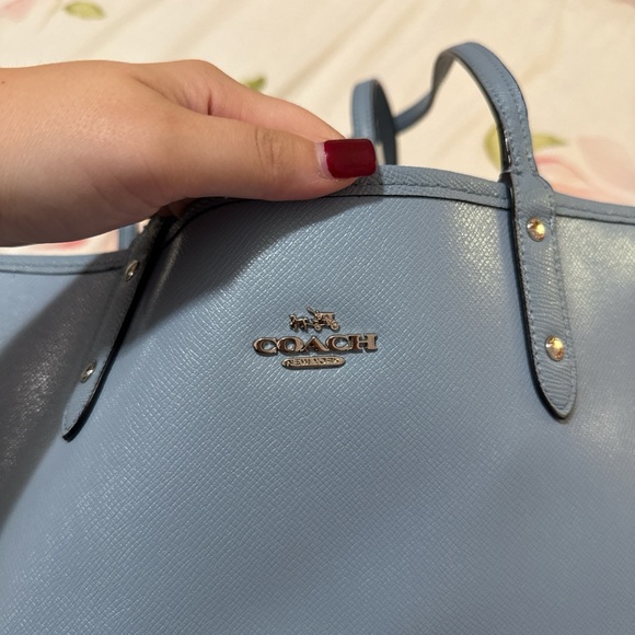 Coach Light Blue Women's Tote Bag - Picture 1 of 6